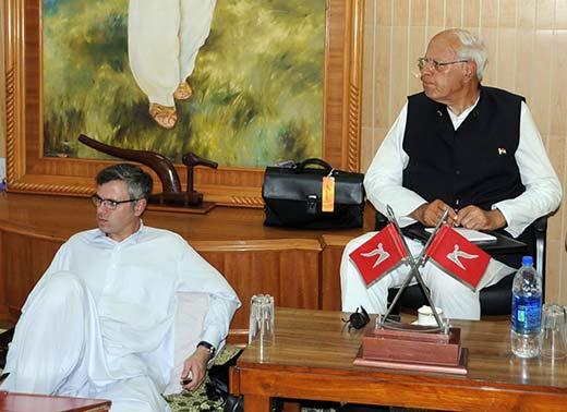 Dr. Farooq, Omar greet people on Shab-e-Baraat